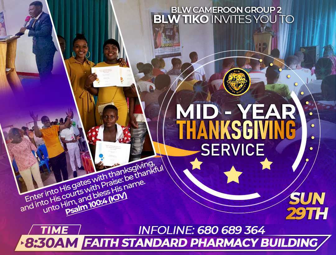 Mid Year Thanksgiving Service - by AY-DESIGNS